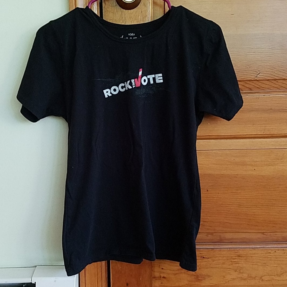 Rock the Vote fitted Womens Tee - Medium